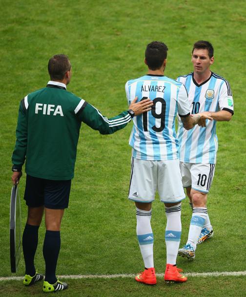 Fuori Messi, dentro l&#39;interista Alvarez. Getty